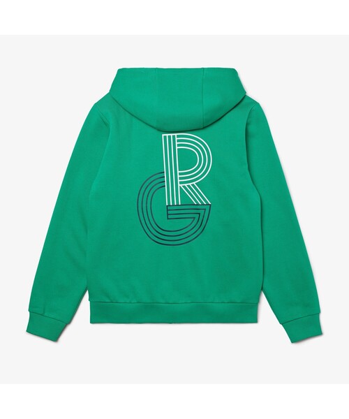 LACOSTE（ラコステ）の「「ローラン・ギャロス」ジップアップスウェットパーカ（パーカー・メンズ・グリーン/ダークネイビー・2/3/5/4）」の6枚目の写真