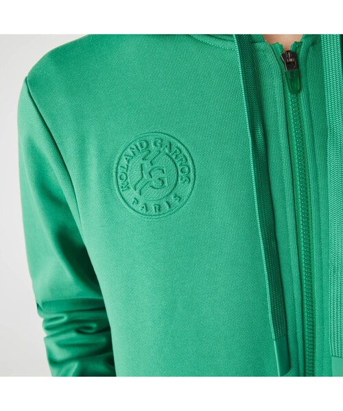 LACOSTE（ラコステ）の「「ローラン・ギャロス」ジップアップスウェットパーカ（パーカー・メンズ・グリーン/ダークネイビー・2/3/5/4）」の5枚目の写真