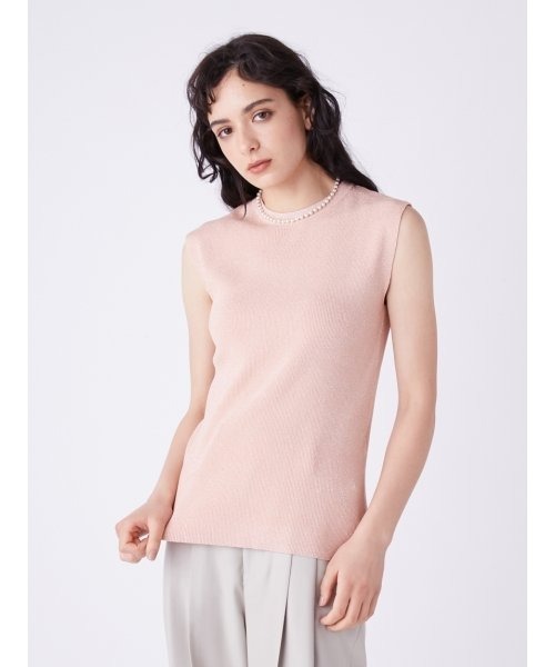 ミラオーウェン ニット トップス ノースリーブ レディース Fサイズ ブルー Mila Owen ミラオーウェン ニット トップス ノースリーブ レディース F
