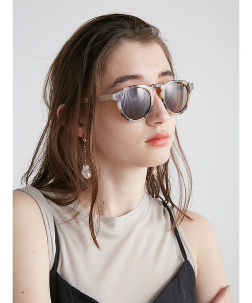 LILY BROWN（リリーブラウン）の「【A.KJAERREDE×LILYBROWN】サングラス＜GEORGE＞（サングラス・レディース・ブラウン/アイボリー・FREE）」の18枚目の写真