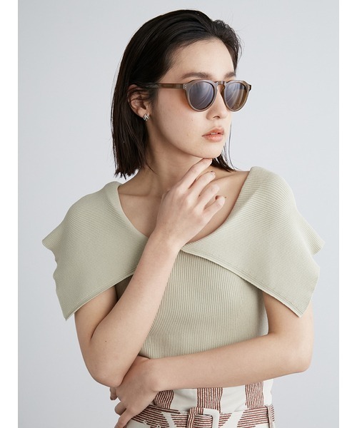 LILY BROWN（リリーブラウン）の「【A.KJAERREDE×LILYBROWN】サングラス＜GEORGE＞（サングラス・レディース・ブラウン/アイボリー・FREE）」の19枚目の写真