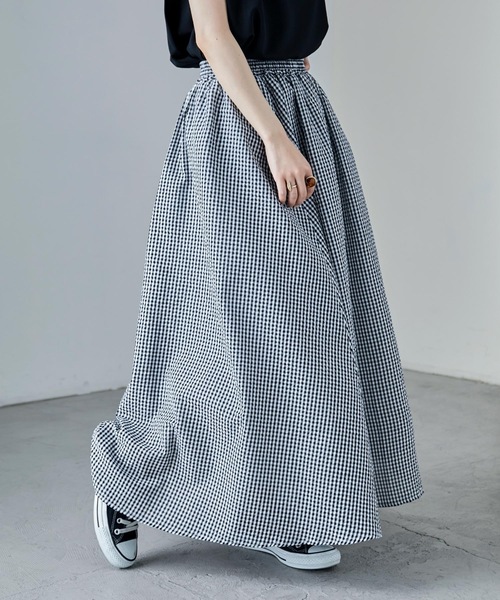 セール セットアップ対応 チェックパターンフレアスカート スカート Fashion Letter ファッションレター のファッション通販 Zozotown