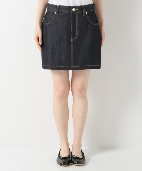 Charles Chaton（シャルルシャトン）の「デニムペティートスカート(36サイズ)（デニムスカート・レディース・ブルー・36）」の6枚目の写真