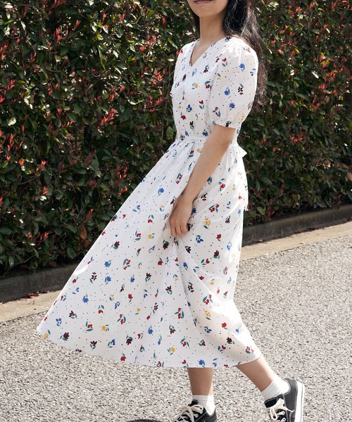 グレイ系 M豪華 チューリップワンピース ロングインナー付き ロングワンピース ワンピースグレイ系m Www Marengoef Com