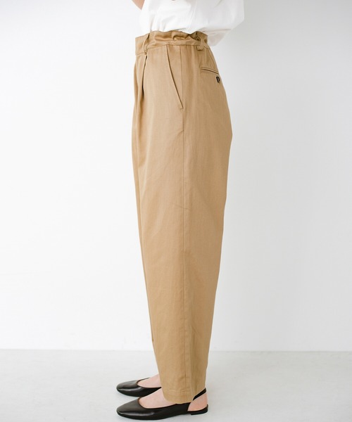 haco!（ハコ）の「定番でずっとはきたい！ＰＢＰオーガニックコットン　シンプルチノパン（ユニセックス）（チノパンツ・レディース・ベージュ・1/2/3）」の5枚目の写真