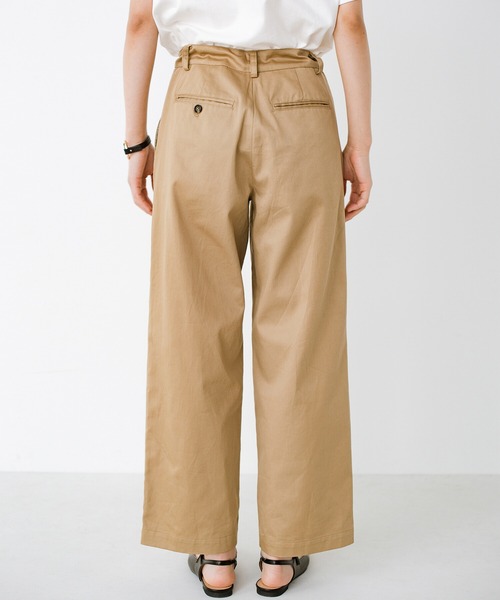 haco!（ハコ）の「定番でずっとはきたい！ＰＢＰオーガニックコットン　シンプルチノパン（ユニセックス）（チノパンツ・レディース・ベージュ・1/2/3）」の6枚目の写真