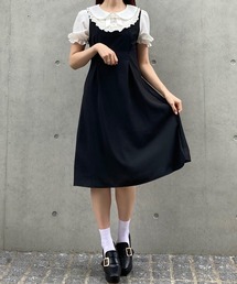 Crea titty&Co. PETIT | 【Crea titty&Co.PETIT】デコルテフリルタックワンピース(ワンピース)