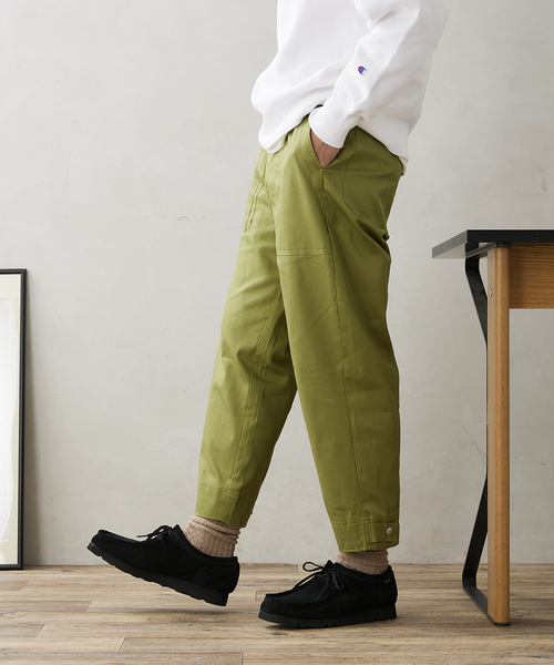 JOURNAL STANDARD relume(ジャーナルスタンダード レリューム)の「【HOUSE HOLD / ハウスホールド】ベイカーパンツ(その他パンツ・メンズ・ブラック/ダークグリーン/グレー/カーキ・1/2/4/3)」の4枚目の写真