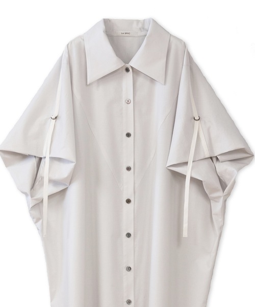 La SRIC（ラスリック）の「La SRIC / ラインテープドルマンシャツ（シャツ/ブラウス・レディース・レッド/グリーン/グレー系その他・38）」の11枚目の写真