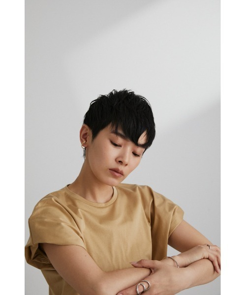 STYLEMIXER(スタイルミキサー)の「バルーンスリーブT(Tシャツ/カットソー・レディース・ブラック/ホワイト/ライトグリーン/ベージュ・FREE)」の20枚目の写真