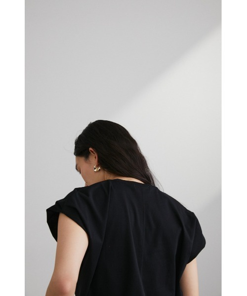 STYLEMIXER(スタイルミキサー)の「バルーンスリーブT(Tシャツ/カットソー・レディース・ブラック/ホワイト/ライトグリーン/ベージュ・FREE)」の17枚目の写真