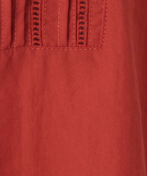 SHOO・LA・RUE（シューラルー）の「◆タック&はしごレースチュニック丈ブラウス（シャツ/ブラウス・レディース・ブラック/オフホワイト/オリーブ/ピンク系・00）」の11枚目の写真