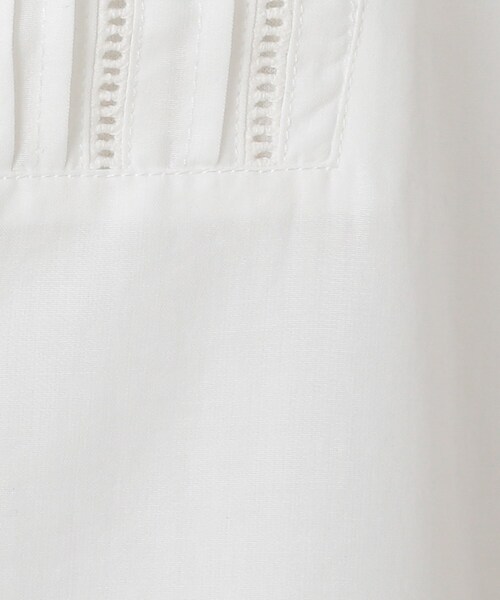 SHOO・LA・RUE（シューラルー）の「◆タック&はしごレースチュニック丈ブラウス（シャツ/ブラウス・レディース・ブラック/オフホワイト/オリーブ/ピンク系・00）」の17枚目の写真