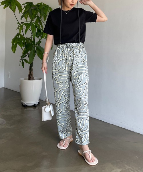 CAPRICIEUX LE'MAGE（カプリシューレマージュ）の「パット入りタックスリーブTシャツ（Tシャツ/カットソー・レディース・ブラック/イエロー/ホワイト・FREE）」の10枚目の写真