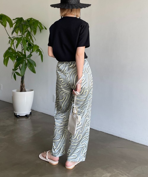 CAPRICIEUX LE'MAGE（カプリシューレマージュ）の「パット入りタックスリーブTシャツ（Tシャツ/カットソー・レディース・ブラック/イエロー/ホワイト・FREE）」の11枚目の写真