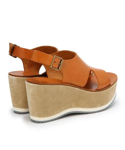 FABIO RUSCONI（ファビオルスコーニ）の「FABIO RUSCONI ウェッジサンダル/BCFABIO/R WEG SNDL（サンダル・レディース・ベージュ/ブラック・36/38/35/37）」の8枚目の写真