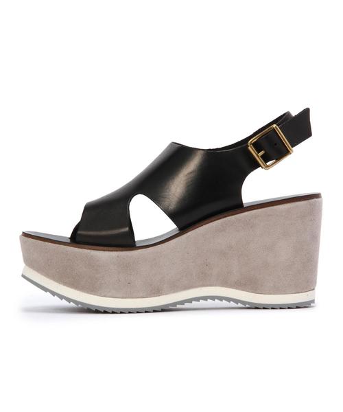 FABIO RUSCONI（ファビオルスコーニ）の「FABIO RUSCONI ウェッジサンダル/BCFABIO/R WEG SNDL（サンダル・レディース・ベージュ/ブラック・36/38/35/37）」の13枚目の写真