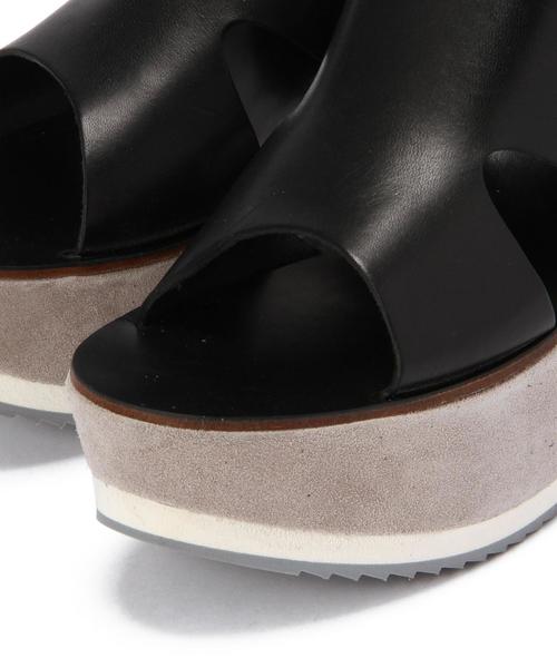 FABIO RUSCONI（ファビオルスコーニ）の「FABIO RUSCONI ウェッジサンダル/BCFABIO/R WEG SNDL（サンダル・レディース・ベージュ/ブラック・36/38/35/37）」の9枚目の写真