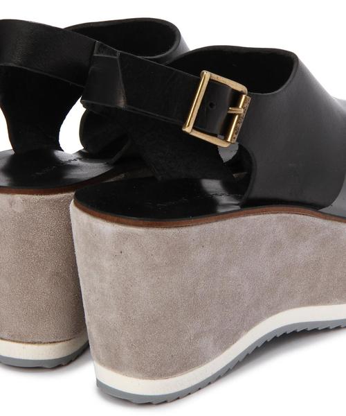 FABIO RUSCONI（ファビオルスコーニ）の「FABIO RUSCONI ウェッジサンダル/BCFABIO/R WEG SNDL（サンダル・レディース・ベージュ/ブラック・36/38/35/37）」の10枚目の写真