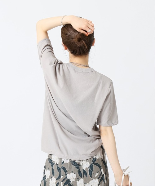 IENA（イエナ）の「【ATON/エイトン】FRESCA STANDARD TEE（Tシャツ/カットソー・レディース・ホワイト/ライトグレー/ブラック・FREE）」の15枚目の写真