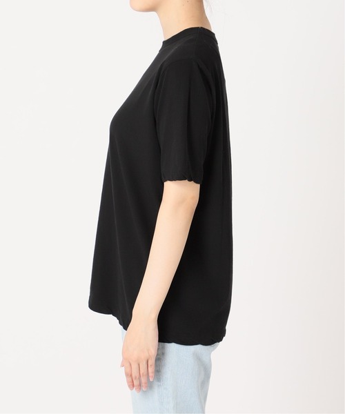 IENA（イエナ）の「【ATON/エイトン】FRESCA STANDARD TEE（Tシャツ/カットソー・レディース・ホワイト/ライトグレー/ブラック・FREE）」の6枚目の写真