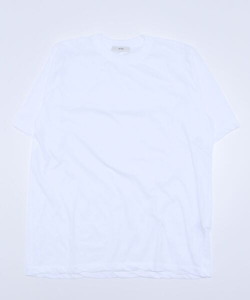 IENA（イエナ）の「【ATON/エイトン】FRESCA STANDARD TEE（Tシャツ/カットソー・レディース・ホワイト/ライトグレー/ブラック・FREE）」の9枚目の写真