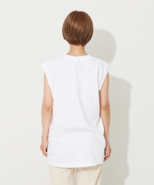 NOMINE（ノミネ）の「POSI.ロゴタンクトップ（タンクトップ・レディース・ホワイト/ブラック・フリー）」の22枚目の写真