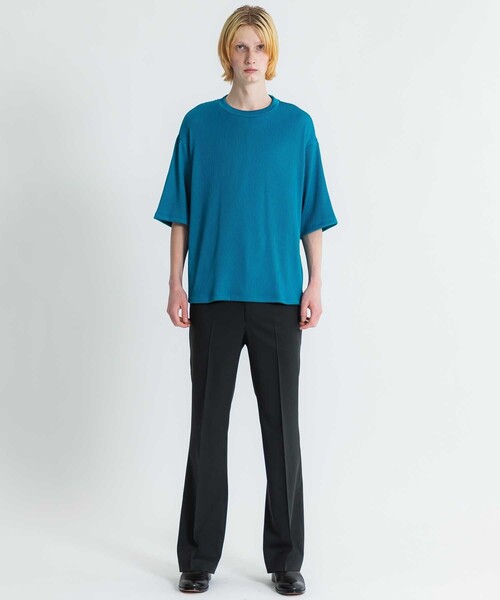 LiNoH（リノー）の「DROPNEEDLE STRETCH S/S TEE（Tシャツ/カットソー・メンズ・グリーン/ブラック/ライトグレー/ブルー・1/2）」の14枚目の写真