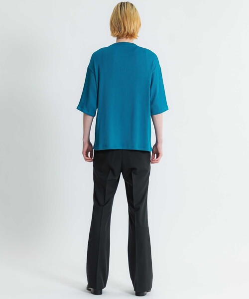 LiNoH（リノー）の「DROPNEEDLE STRETCH S/S TEE（Tシャツ/カットソー・メンズ・グリーン/ブラック/ライトグレー/ブルー・1/2）」の16枚目の写真