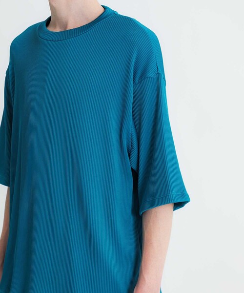 LiNoH（リノー）の「DROPNEEDLE STRETCH S/S TEE（Tシャツ/カットソー・メンズ・グリーン/ブラック/ライトグレー/ブルー・1/2）」の18枚目の写真