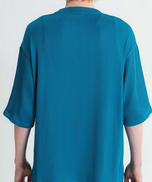 LiNoH（リノー）の「DROPNEEDLE STRETCH S/S TEE（Tシャツ/カットソー・メンズ・グリーン/ブラック/ライトグレー/ブルー・1/2）」の19枚目の写真