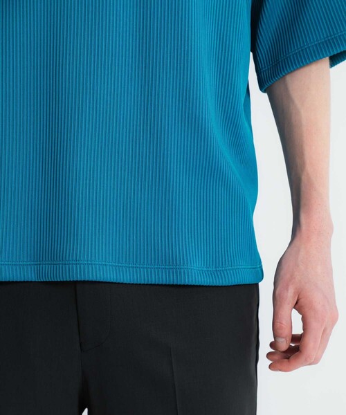 LiNoH（リノー）の「DROPNEEDLE STRETCH S/S TEE（Tシャツ/カットソー・メンズ・グリーン/ブラック/ライトグレー/ブルー・1/2）」の20枚目の写真