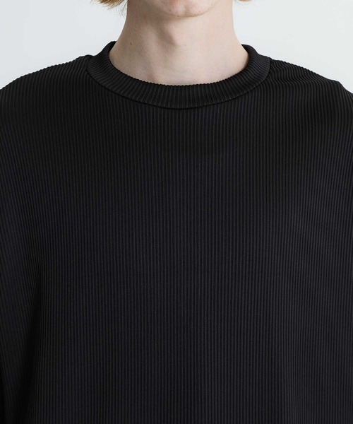 LiNoH（リノー）の「DROPNEEDLE STRETCH S/S TEE（Tシャツ/カットソー・メンズ・グリーン/ブラック/ライトグレー/ブルー・1/2）」の21枚目の写真