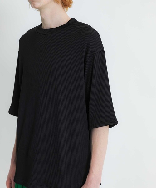 LiNoH（リノー）の「DROPNEEDLE STRETCH S/S TEE（Tシャツ/カットソー・メンズ・グリーン/ブラック/ライトグレー/ブルー・1/2）」の22枚目の写真