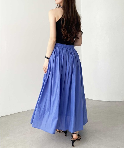 GeeRA（ジーラ）の「フレアーマキシスカート（スカート・レディース・ブラック/イエロー/ブルー/ピンク・SMALL/MEDIUM/LARGE/X-LARGE/XX-LARGE）」の20枚目の写真