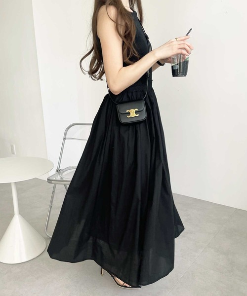 GeeRA（ジーラ）の「フレアーマキシスカート（スカート・レディース・ブラック/イエロー/ブルー/ピンク・SMALL/MEDIUM/LARGE/X-LARGE/XX-LARGE）」の12枚目の写真