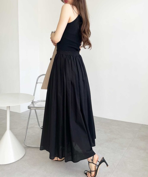 GeeRA（ジーラ）の「フレアーマキシスカート（スカート・レディース・ブラック/イエロー/ブルー/ピンク・SMALL/MEDIUM/LARGE/X-LARGE/XX-LARGE）」の14枚目の写真