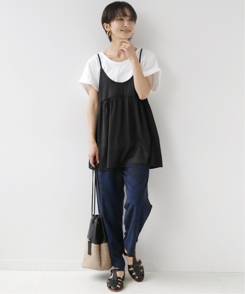 JOURNAL STANDARD relume - Tシャツセットキャミソールブラウス ネイビー JOURNAL STANDARD relume（ジャーナルスタンダード レリューム）の