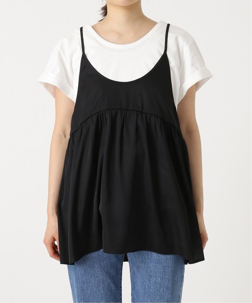 JOURNAL STANDARD relume - Tシャツセットキャミソールブラウス ネイビー JOURNAL STANDARD relume（ジャーナルスタンダード レリューム）の