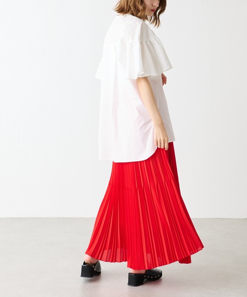 Lui's（ルイス）の「ラッフルスリーブブラウス（シャツ/ブラウス・レディース・ホワイト/ブラック/ラベンダー・FREE）」の22枚目の写真