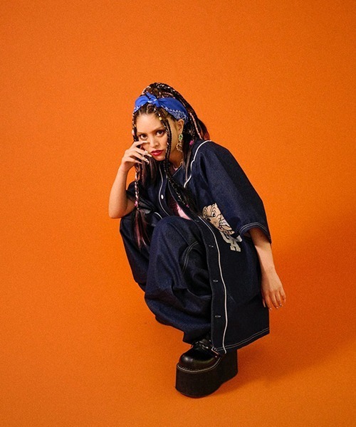 GALFY（ガルフィー）の「【GALFY/ガルフィー】デニム犬パンツ（デニムパンツ・メンズ・サックスブルー/インディゴブルー・L/XL）」の6枚目の写真