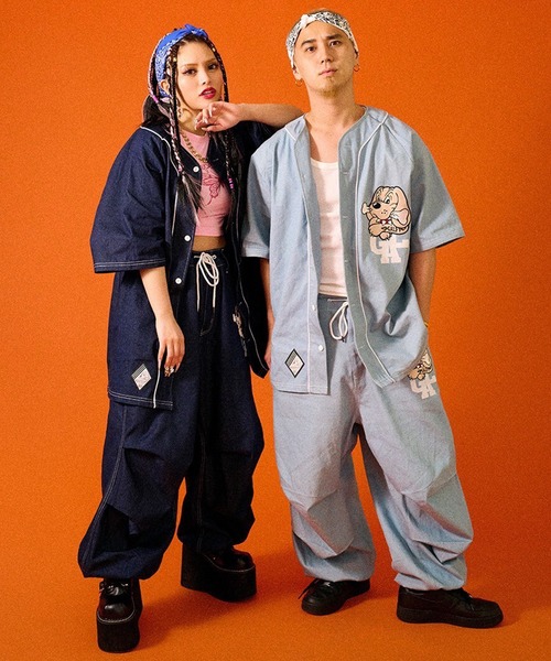 GALFY（ガルフィー）の「【GALFY/ガルフィー】デニム犬パンツ（デニムパンツ・メンズ・サックスブルー/インディゴブルー・L/XL）」の16枚目の写真