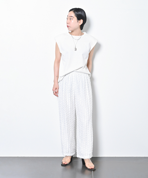 KURO（クロ）の「【KURO for CITYSHOP】POWER SHOULDER N/S T