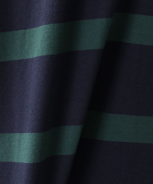 RAGEBLUE(レイジブルー)の「【SIGNAL SPORTS】ボーダービッグポロシャツ(ポロシャツ・メンズ・ネイビー/レッド系その他・MEDIUM/LARGE)」の18枚目の写真