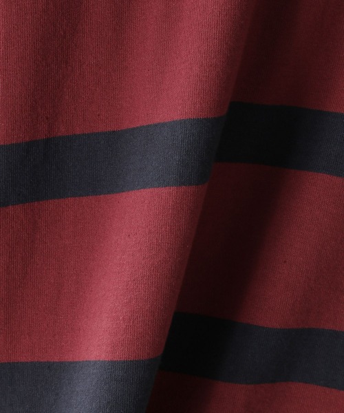 RAGEBLUE(レイジブルー)の「【SIGNAL SPORTS】ボーダービッグポロシャツ(ポロシャツ・メンズ・ネイビー/レッド系その他・MEDIUM/LARGE)」の19枚目の写真