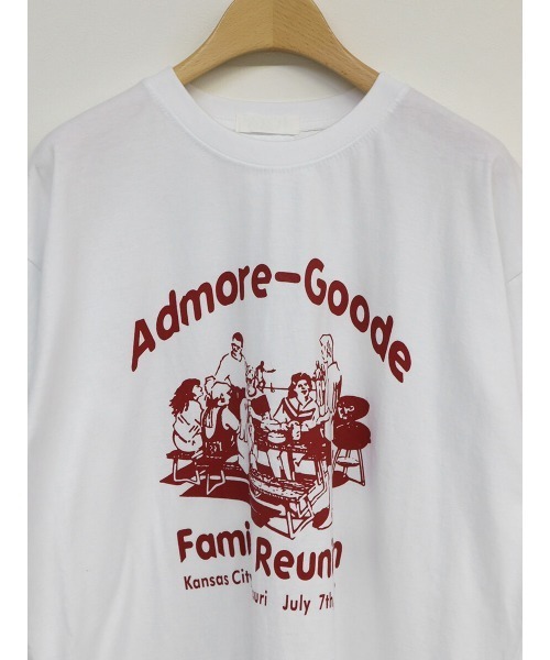 HEILIS(ヘイリス)の「《kaoru select》Family ReunionTシャツ / プリントTシャツ カラーTシャツ オーバーサイズ 半袖(Tシャツ/カットソー・レディース・ホワイト/ピンク・FREE)」の14枚目の写真