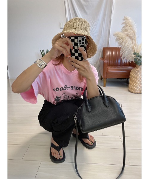 HEILIS(ヘイリス)の「《kaoru select》Family ReunionTシャツ / プリントTシャツ カラーTシャツ オーバーサイズ 半袖(Tシャツ/カットソー・レディース・ホワイト/ピンク・FREE)」の21枚目の写真