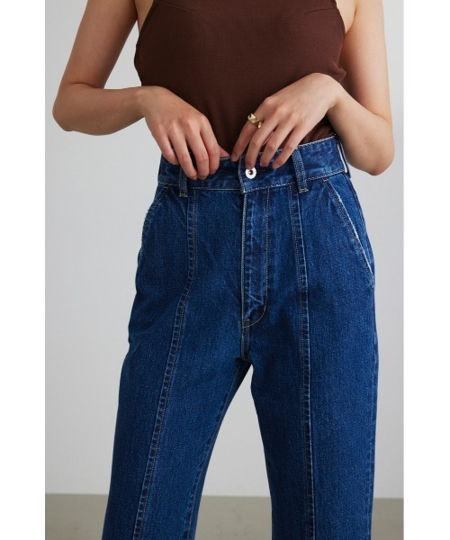 STYLEMIXER(スタイルミキサー)の「ステッチワークセンターシームデニム(デニムパンツ・レディース・ブルー・MEDIUM/X-SMALL/SMALL)」の6枚目の写真