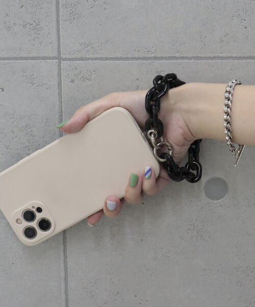 fredy emue（フレディエミュ）の「カラービーズ2wayスマホショルダー（スマホグッズ・レディース・ブラック/ライトグリーン/キナリ・FREE）」の10枚目の写真