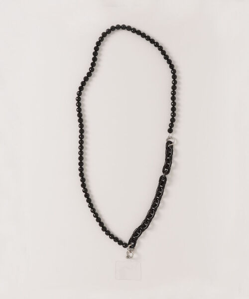 fredy emue（フレディエミュ）の「カラービーズ2wayスマホショルダー（スマホグッズ・レディース・ブラック/ライトグリーン/キナリ・FREE）」の22枚目の写真